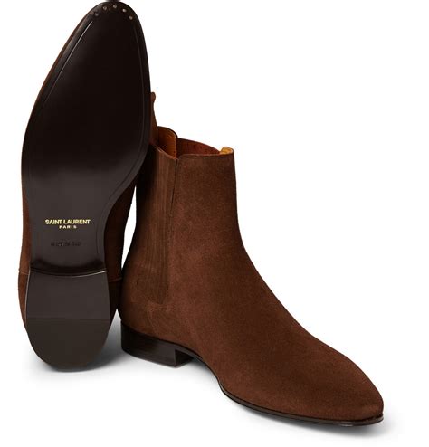 yves saint laurent boots homme|saint laurent chelsea boots men.